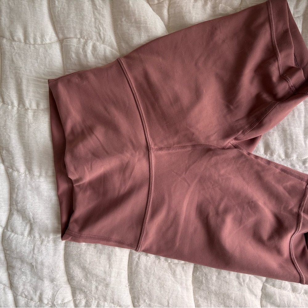 Pink High-Waisted Shorts